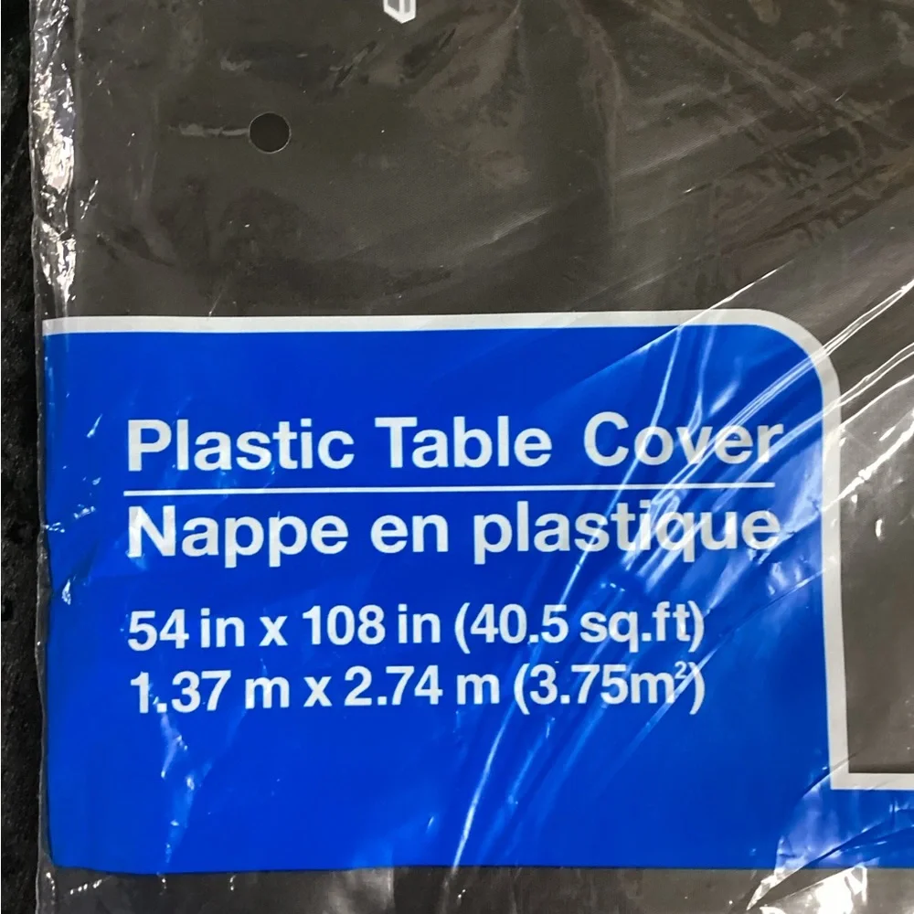 Set of 4 Heavy Duty Disposable Table Cover - Party Supplies 54 x 108